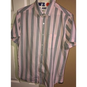 EXPRESS Men’s Short Sleeve Button Up Size Medium